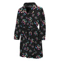Om Sign Pattern Print Men's Bathrobe