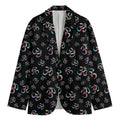Om Sign Pattern Print Men's Cotton Blazer