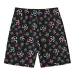 Om Sign Pattern Print Men's Swim Trunks