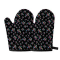 Om Sign Pattern Print Oven Mitts