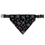 Om Sign Pattern Print Over The Collar Dog Bandana