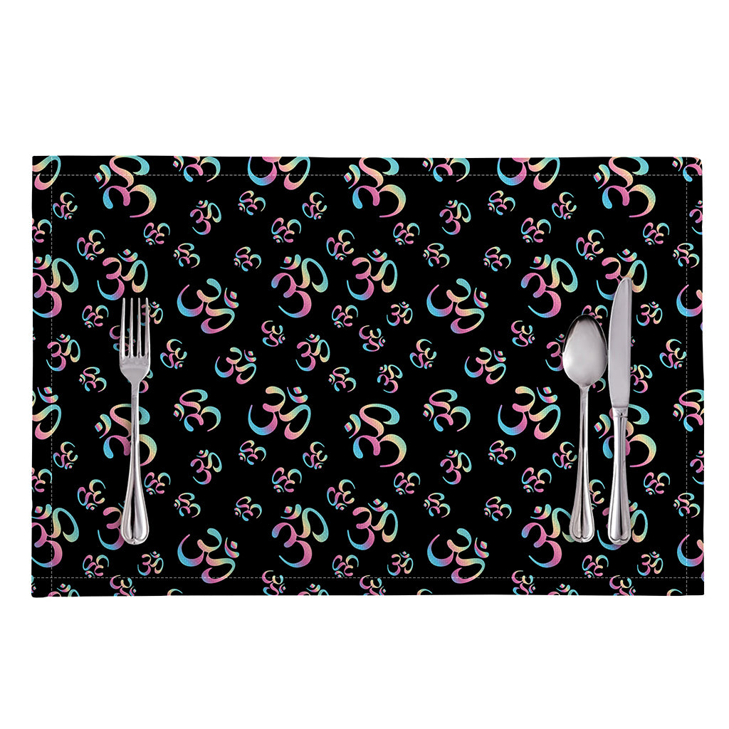Om Sign Pattern Print Placemat