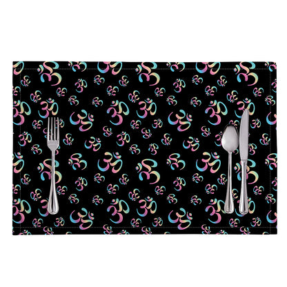 Om Sign Pattern Print Placemat
