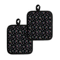 Om Sign Pattern Print Pot Holders