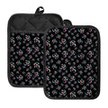 Om Sign Pattern Print Pot Holders With Pocket