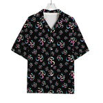Om Sign Pattern Print Rayon Hawaiian Shirt