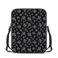 Om Sign Pattern Print Rectangular Crossbody Bag