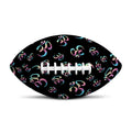 Om Sign Pattern Print Rugby Ball