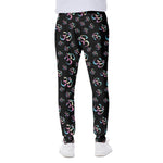 Om Sign Pattern Print Scuba Joggers