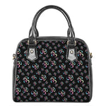 Om Sign Pattern Print Shoulder Handbag