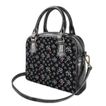 Om Sign Pattern Print Shoulder Handbag