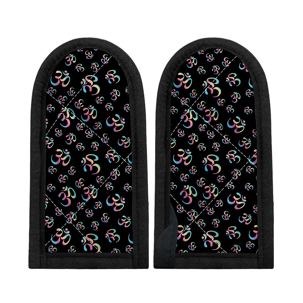 Om Sign Pattern Print Skillet Handle Cover