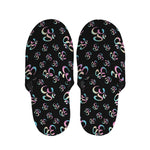 Om Sign Pattern Print Slippers