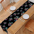 Om Sign Pattern Print Table Runner