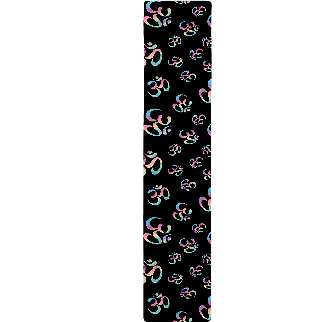 Om Sign Pattern Print Table Runner