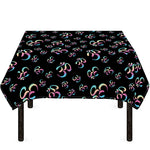 Om Sign Pattern Print Tablecloth