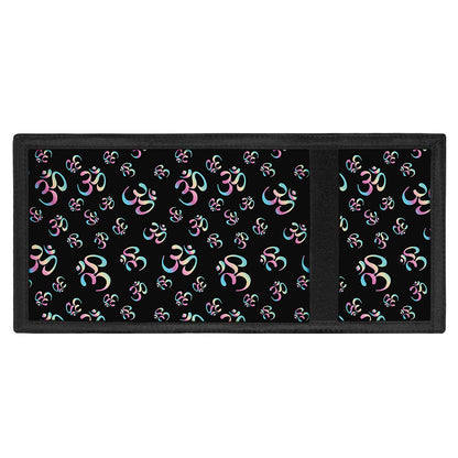 Om Sign Pattern Print Trifold Wallet