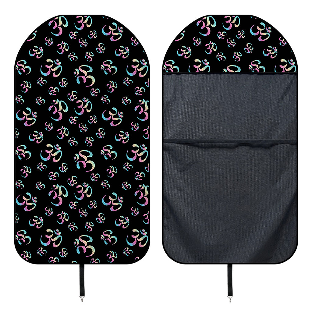 Om Sign Pattern Print Waterproof Car Seat Cover