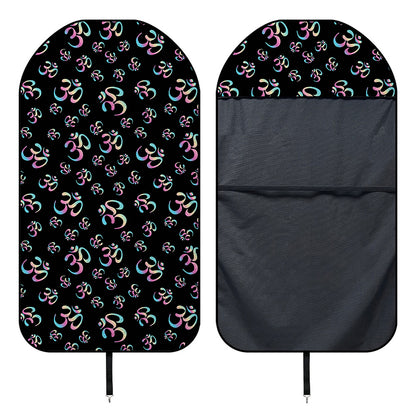 Om Sign Pattern Print Waterproof Car Seat Cover