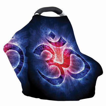 Om Sign Print Baby Seat Cover