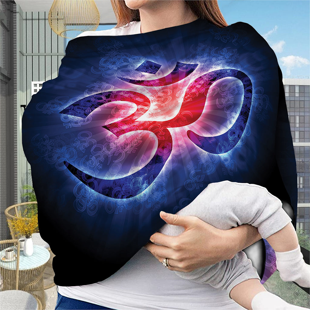 Om Sign Print Baby Seat Cover
