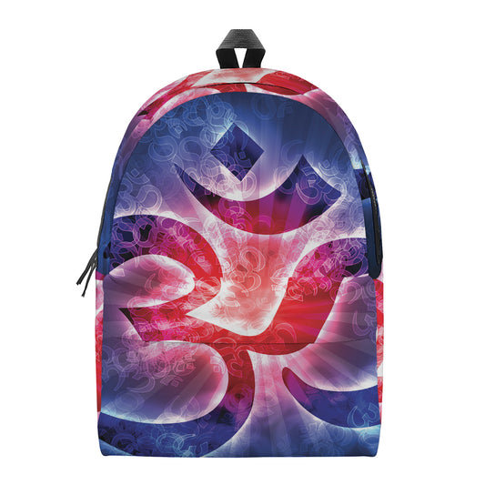 Om Sign Print Backpack