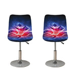 Om Sign Print Bar Stool Covers