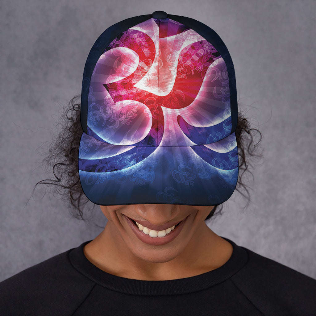 Om Sign Print Baseball Cap