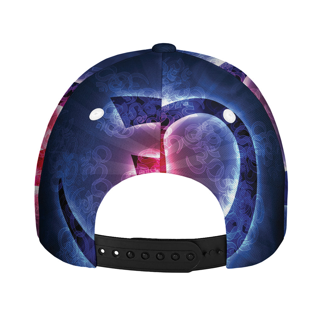 Om Sign Print Baseball Cap