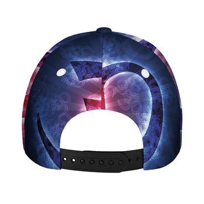 Om Sign Print Baseball Cap
