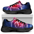 Om Sign Print Black Chunky Shoes