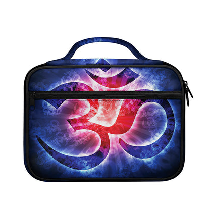 Om Sign Print Briefcase Bible Bag