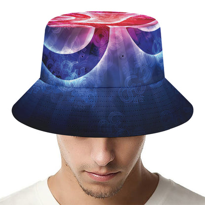Om Sign Print Bucket Hat