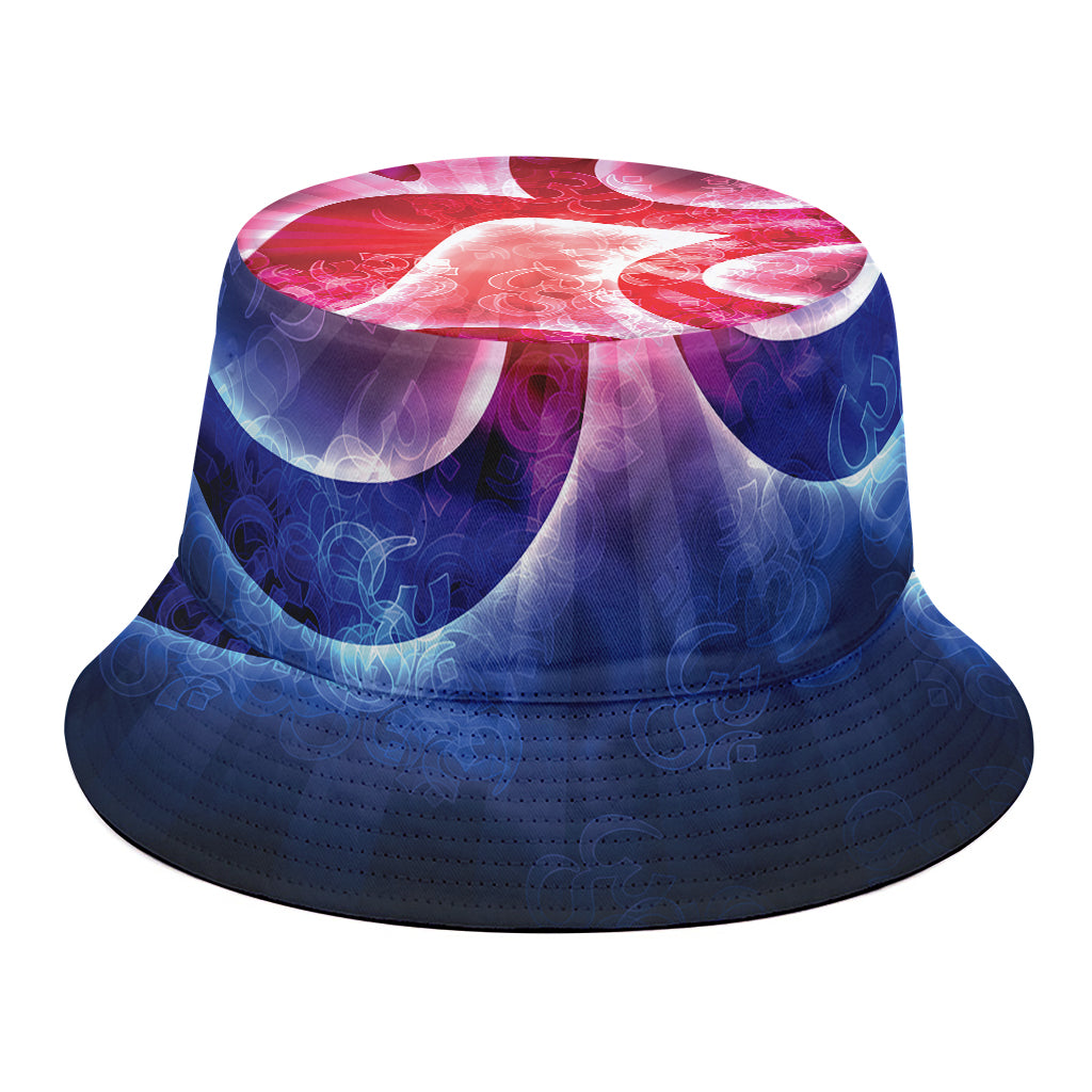 Om Sign Print Bucket Hat