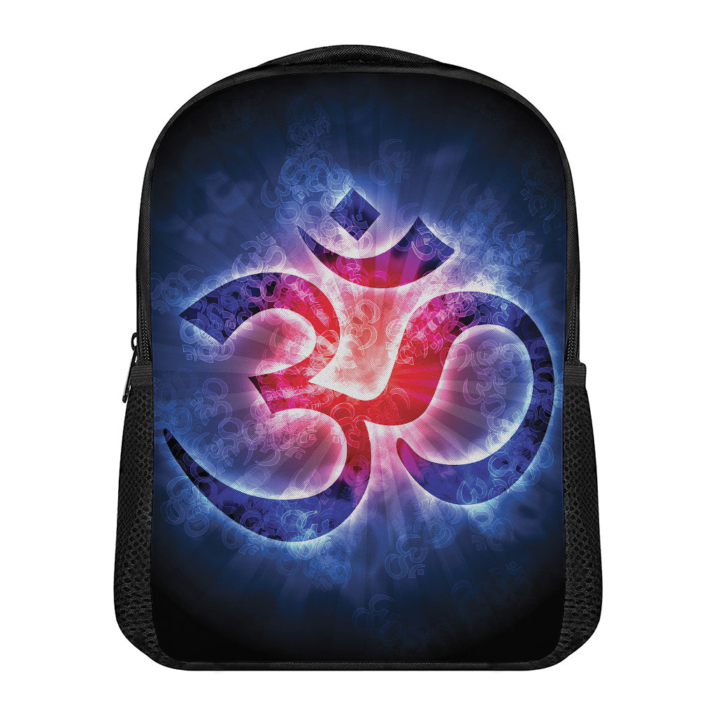 Om Sign Print Casual Backpack
