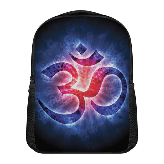 Om Sign Print Casual Backpack