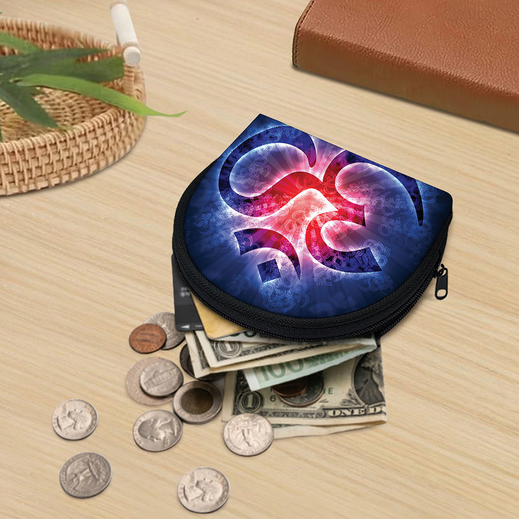 Om Sign Print Coin Purse