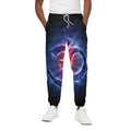 Om Sign Print Cotton Sweatpants