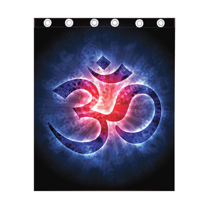 Om Sign Print Curtain