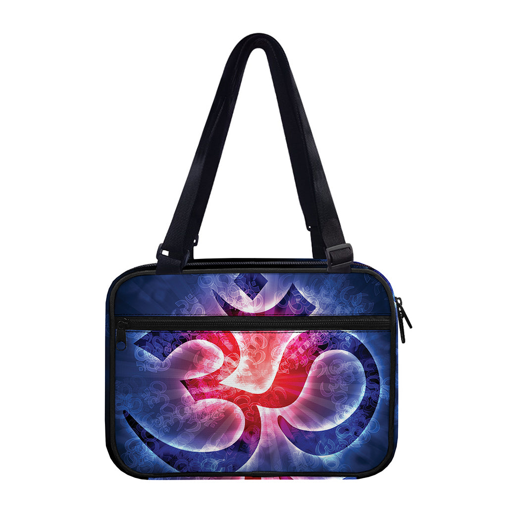 Om Sign Print Double Strap Bible Bag
