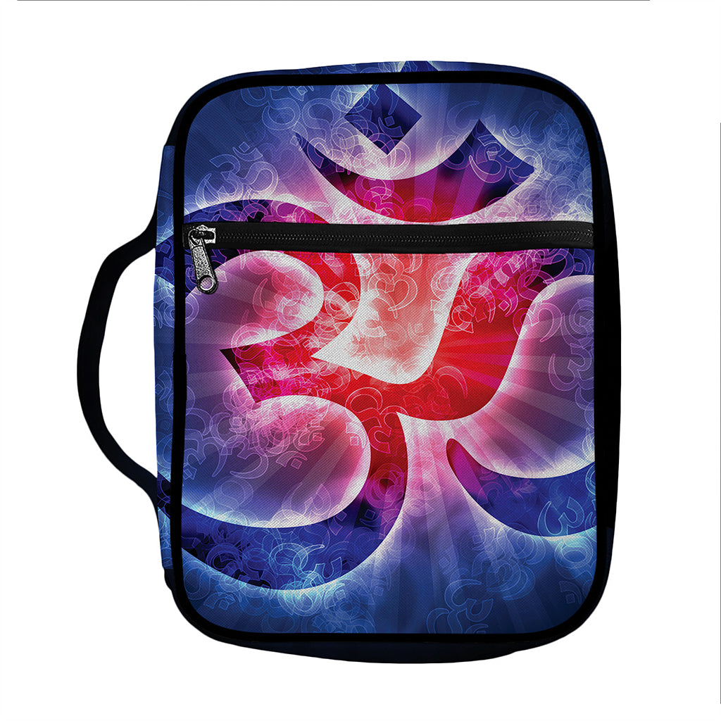 Om Sign Print Front Pocket Bible Bag