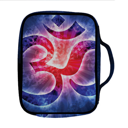 Om Sign Print Front Pocket Bible Bag