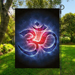 Om Sign Print Garden Flag