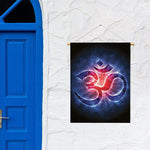 Om Sign Print Garden Flag