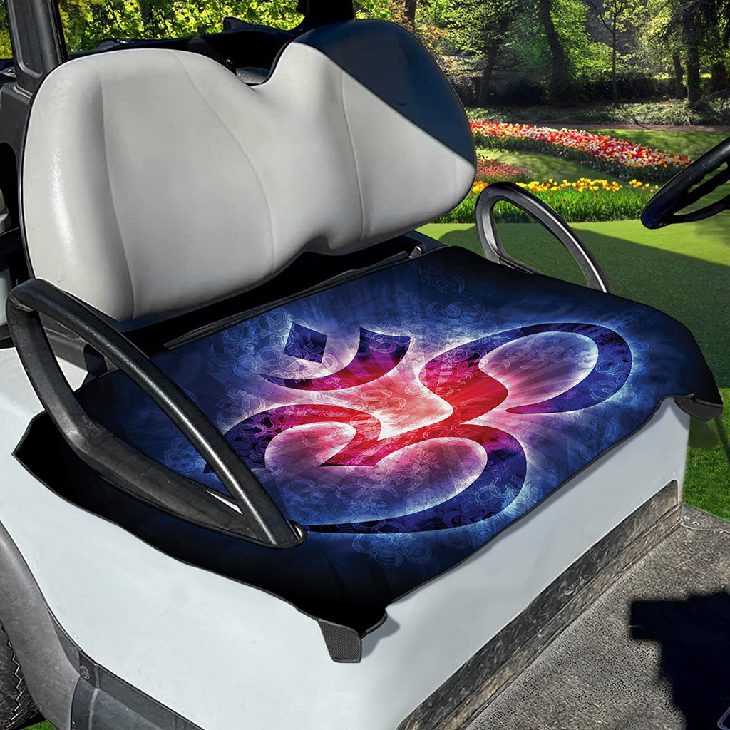 Om Sign Print Golf Cart Seat Cover