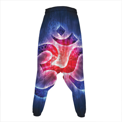Om Sign Print Hammer Pants