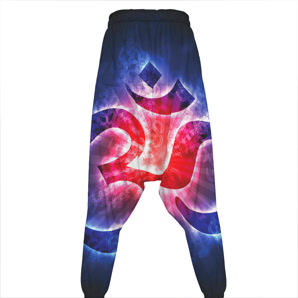 Om Sign Print Hammer Pants