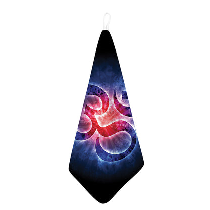Om Sign Print Hand Towel