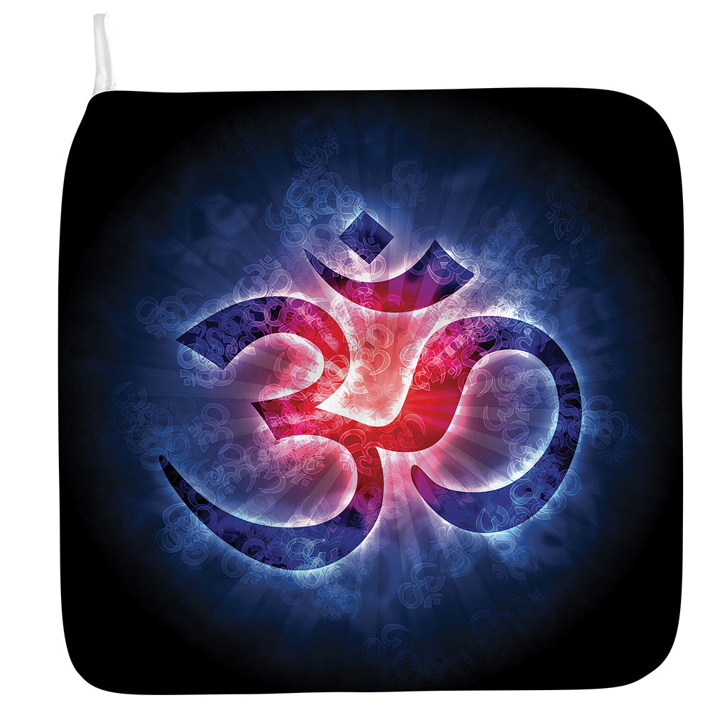 Om Sign Print Hand Towel