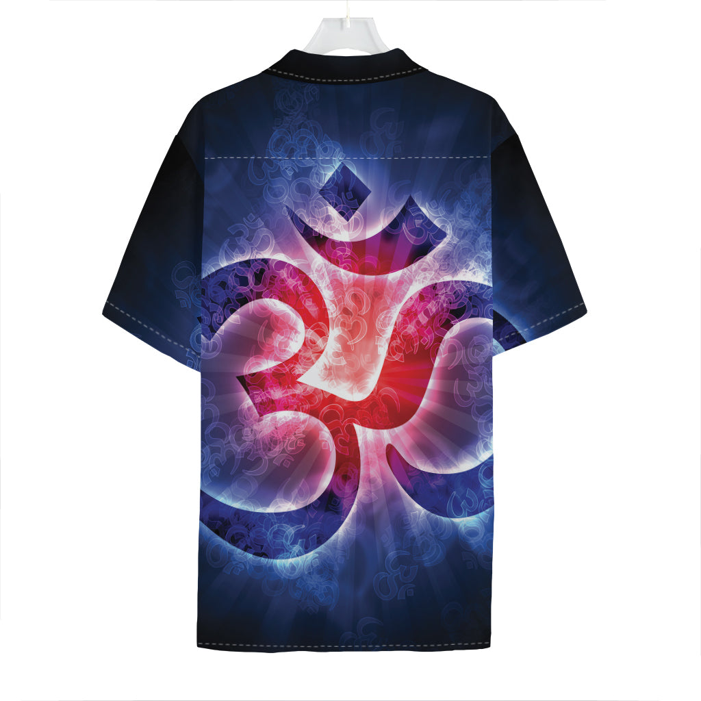 Om Sign Print Hawaiian Shirt